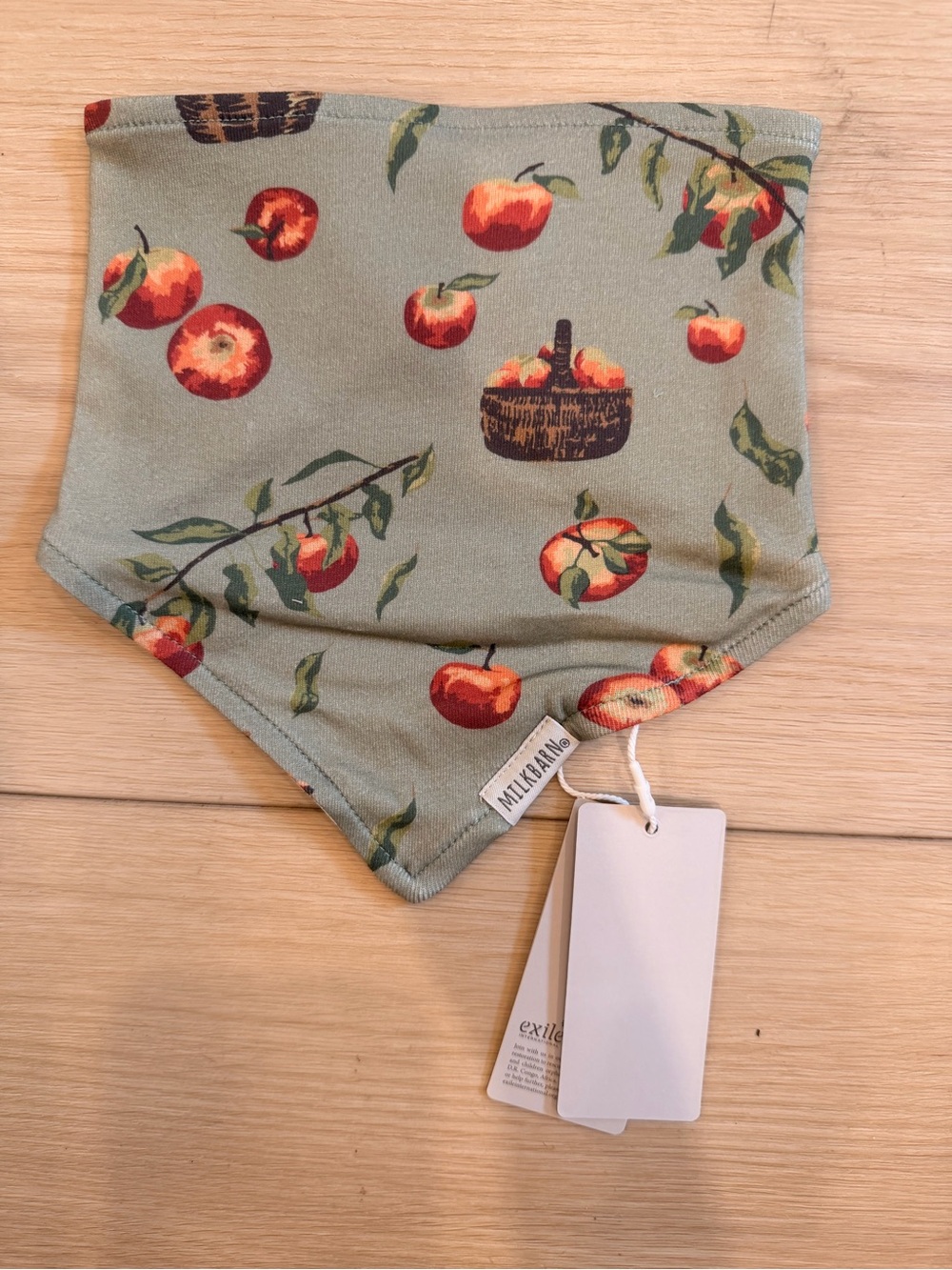 Milkbarn Apple Orchard Bandana Bib